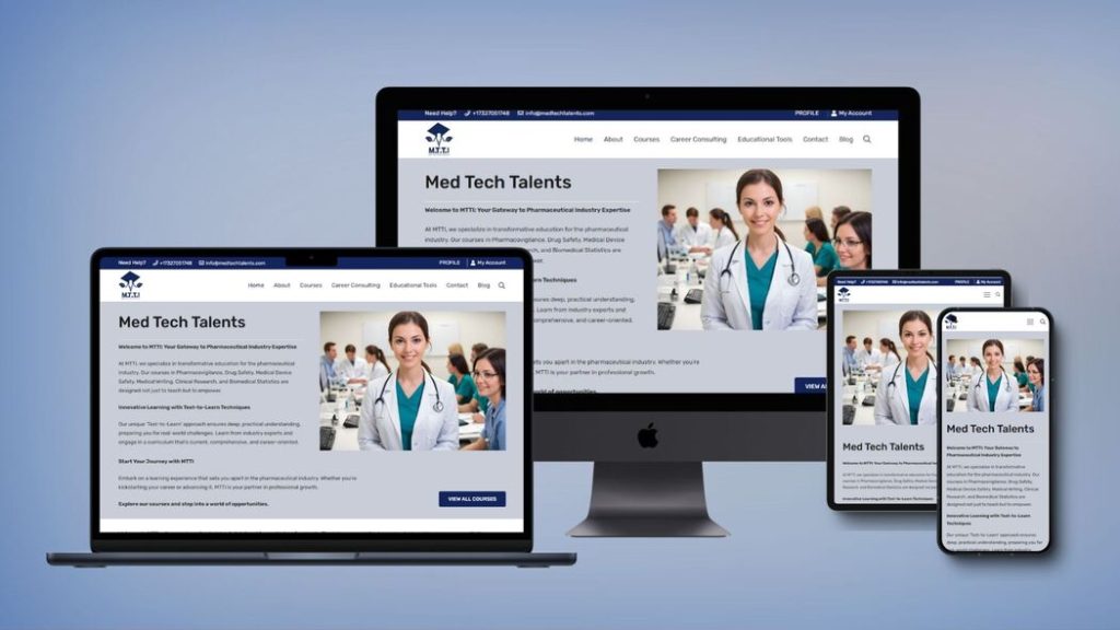 medtechtalents mockup