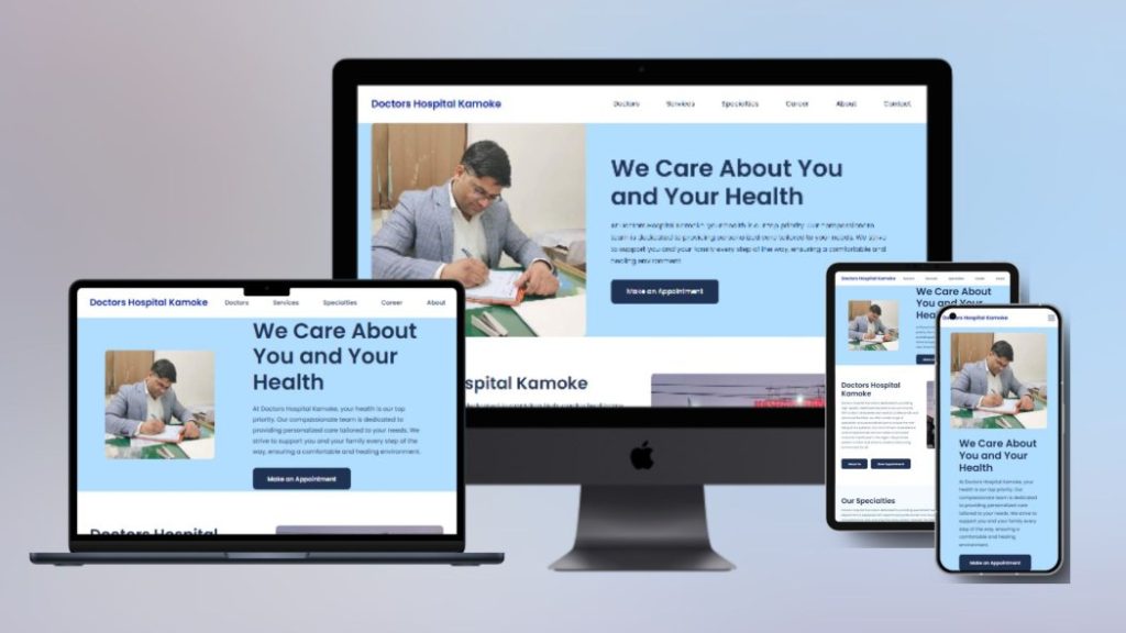 Doctors Hospital Kamoke Mockup