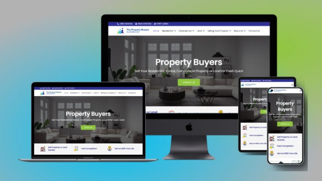 The Property Buyers mockup