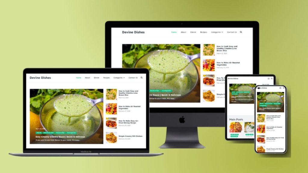 Devine Dishes Mockup