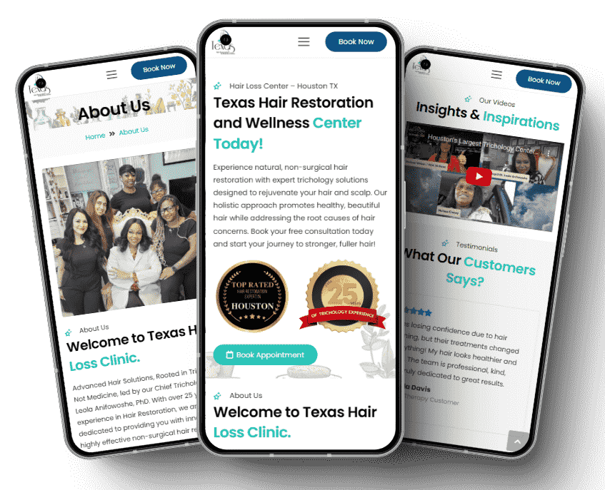hairlossdetective Mobile mockup