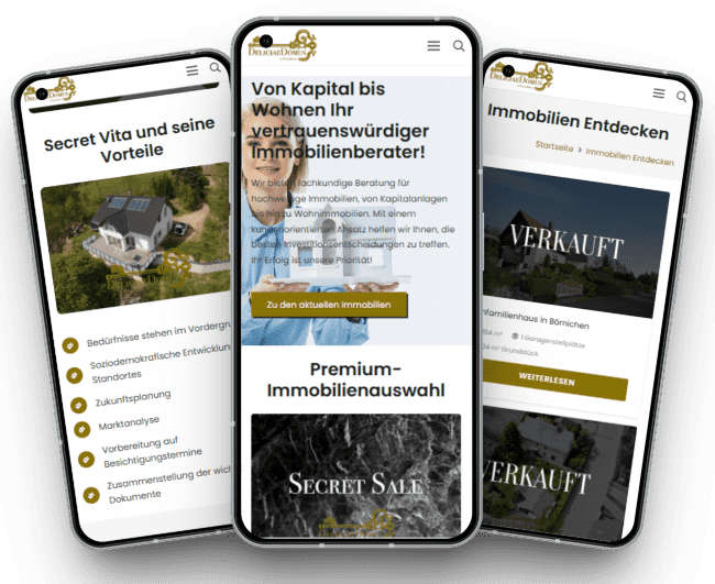 DeliciaeDomus mobile mockup