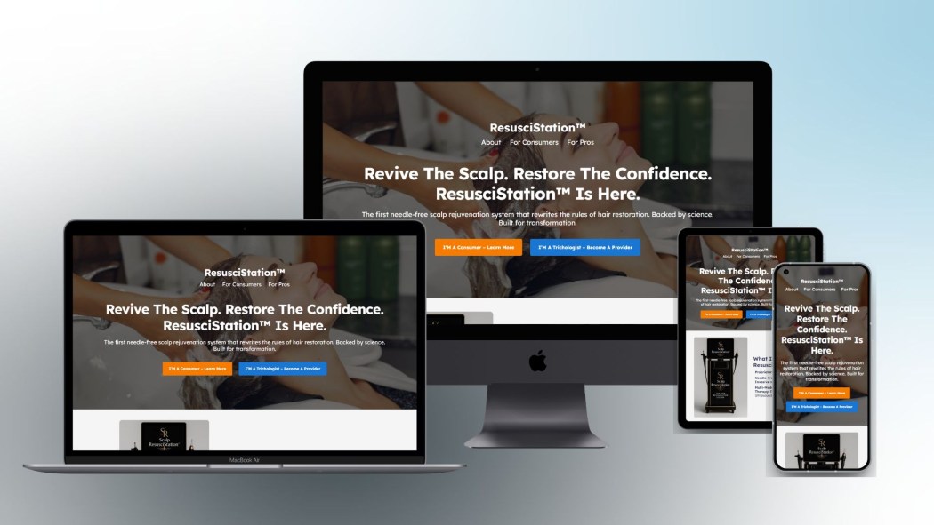 ResusciStation mockup