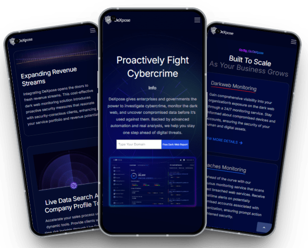 Dexpose mobile mockup