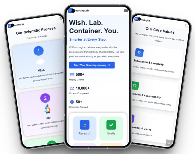 SourcingLab mobile mockup 1