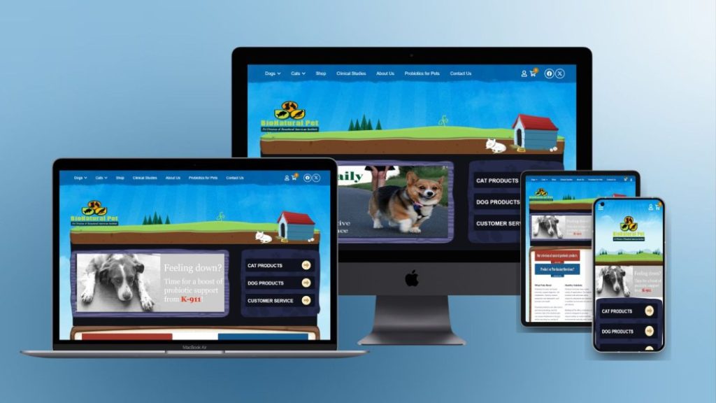 BioNatural Pet mockup