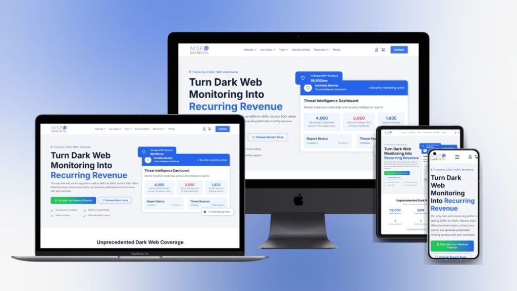 MSP DarkIntel mockup