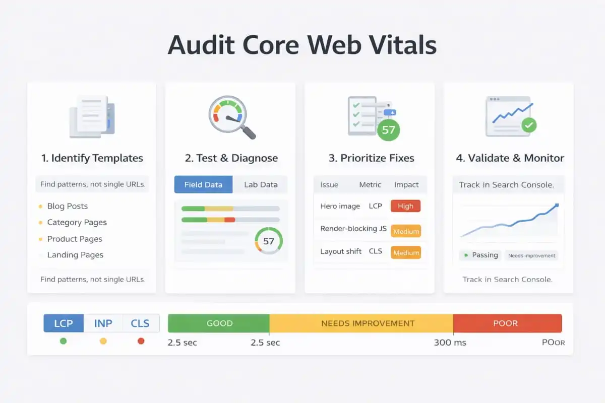 Audit Core Web Vitals