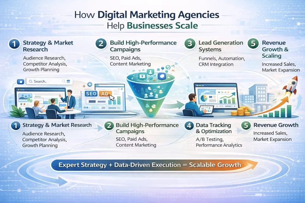 How Digital Marketing Agencies Help Businesses Scale