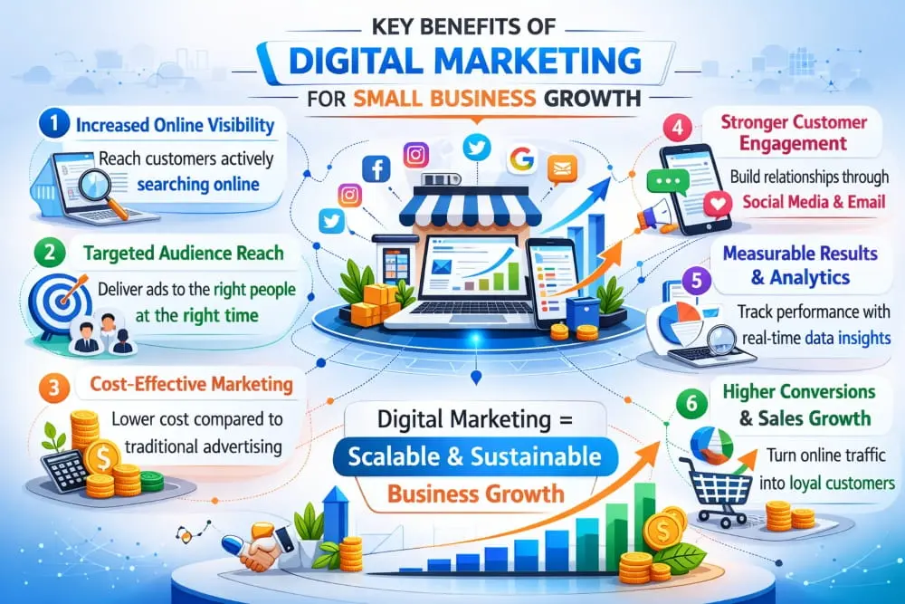 Key Benefits of Digital Marketing for Small Business Growth