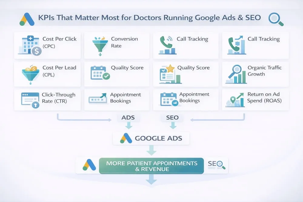 What KPIs Matter Most for Doctors Running Google Ads and SEO