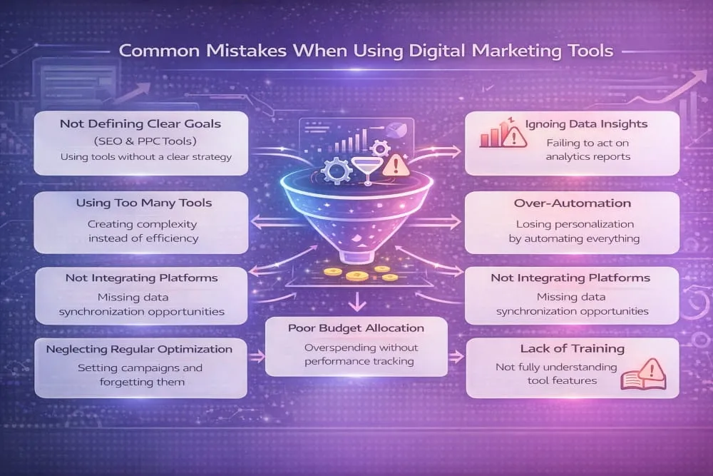 Common Mistakes When Using Digital Marketing Tools