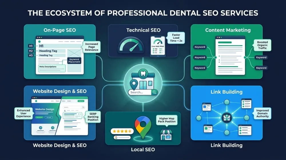 Core Components of Professional Dental SEO Services