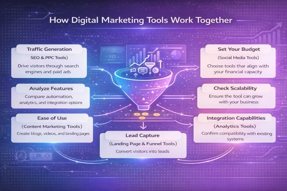 How Digital Marketing Tools Work Together 