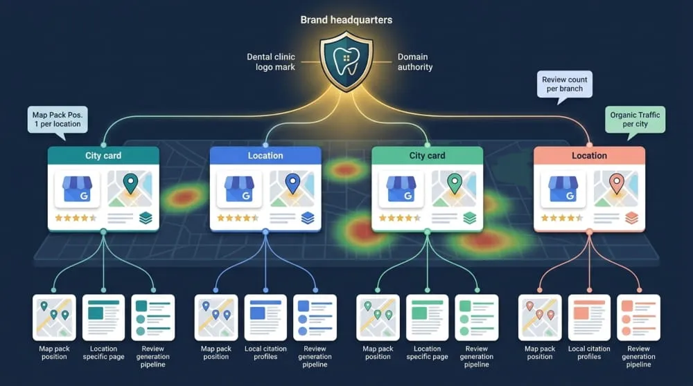 Multi-Location Dental Clinic SEO Strategy