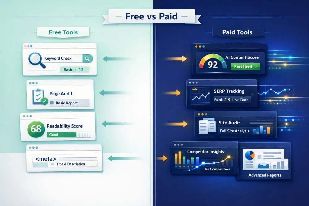 On-Page SEO Tools Free & Paid