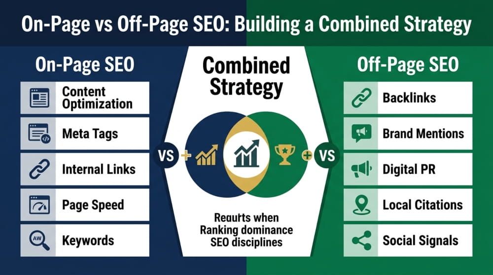 On-Page vs Off-Page SEO