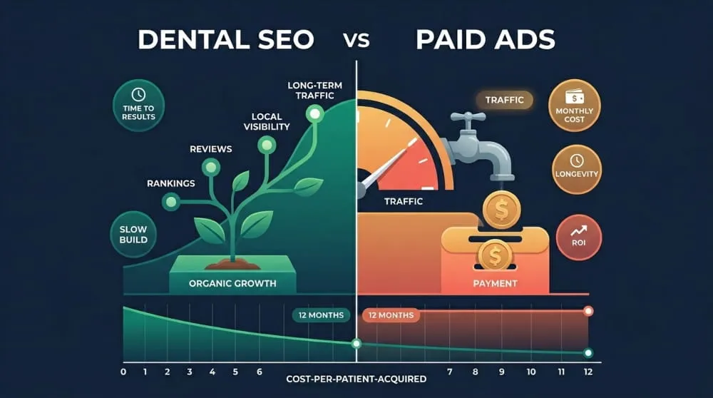 SEO vs. Paid Ads for Dental Practices
