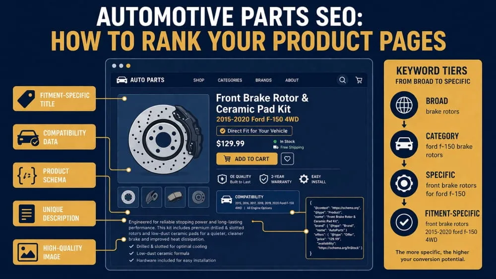 Automotive Parts and Aftermarket SEO