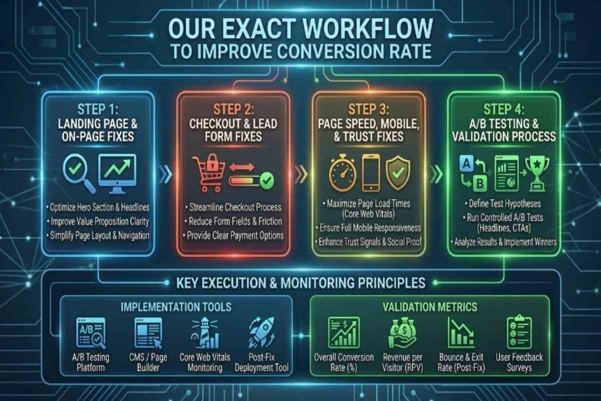 Our Exact Workflow to Improve Conversion Rate