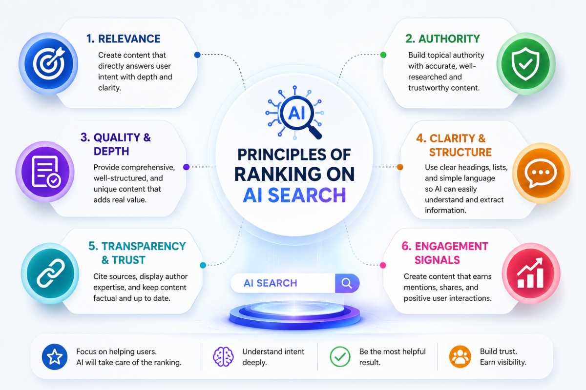 The Core Principles of Ranking on AI Search Engines