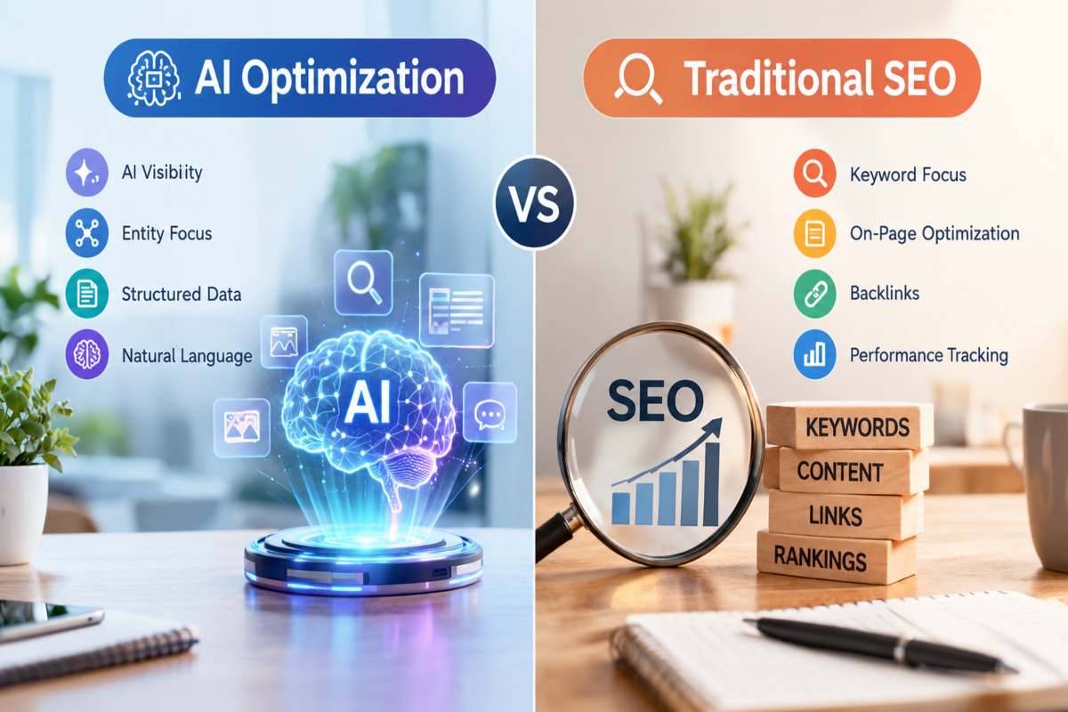 AI Optimization vs Traditional SEO