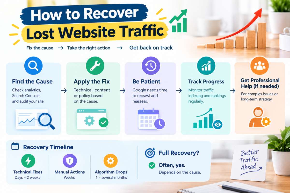 How to Recover Lost Website Traffic