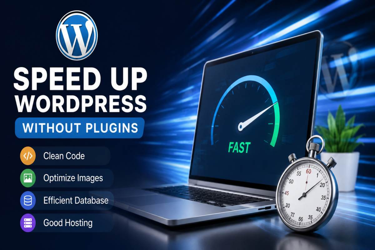 How to Speed Up a WordPress Website Without Plugins