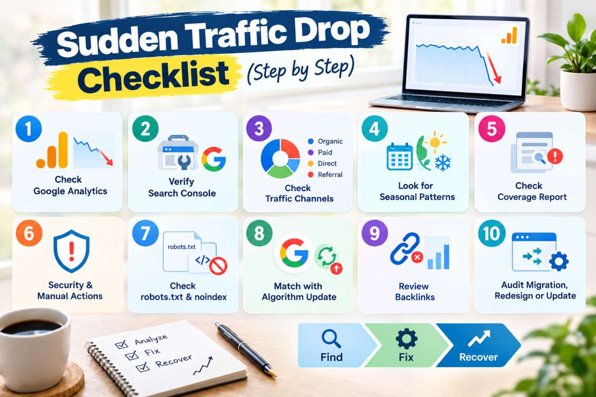Sudden Traffic Drop Checklist