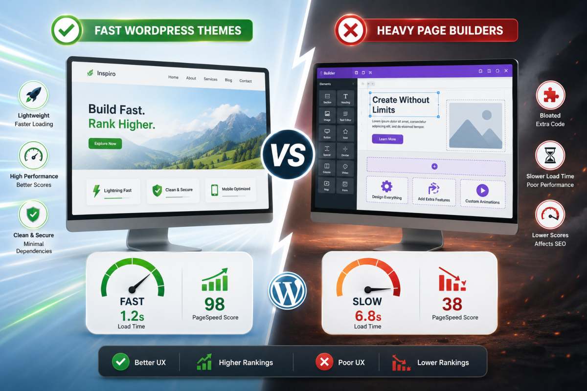 Theme Choice and Page Builders