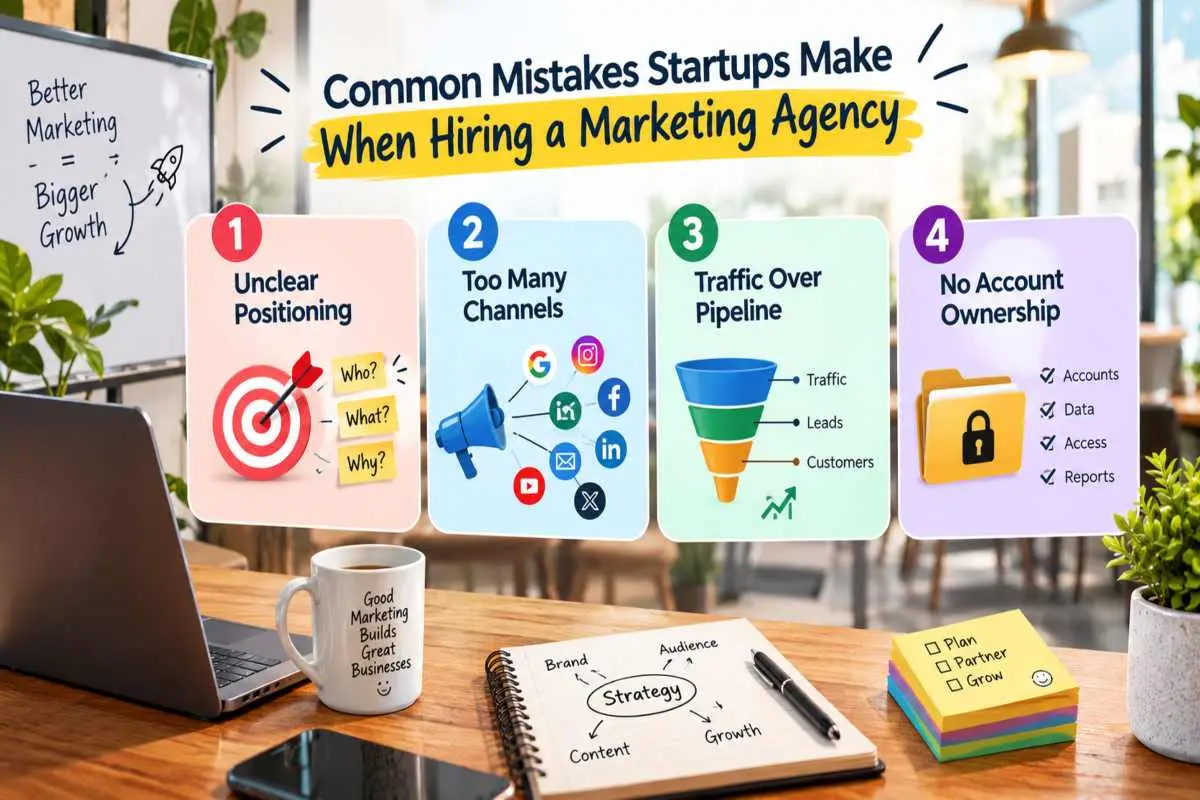 Common Mistakes Startups Make When Hiring a Marketing Agency