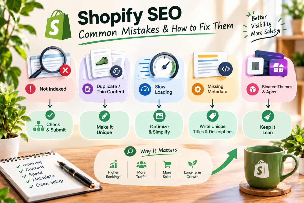 Common Shopify SEO Mistakes and How to Fix Them