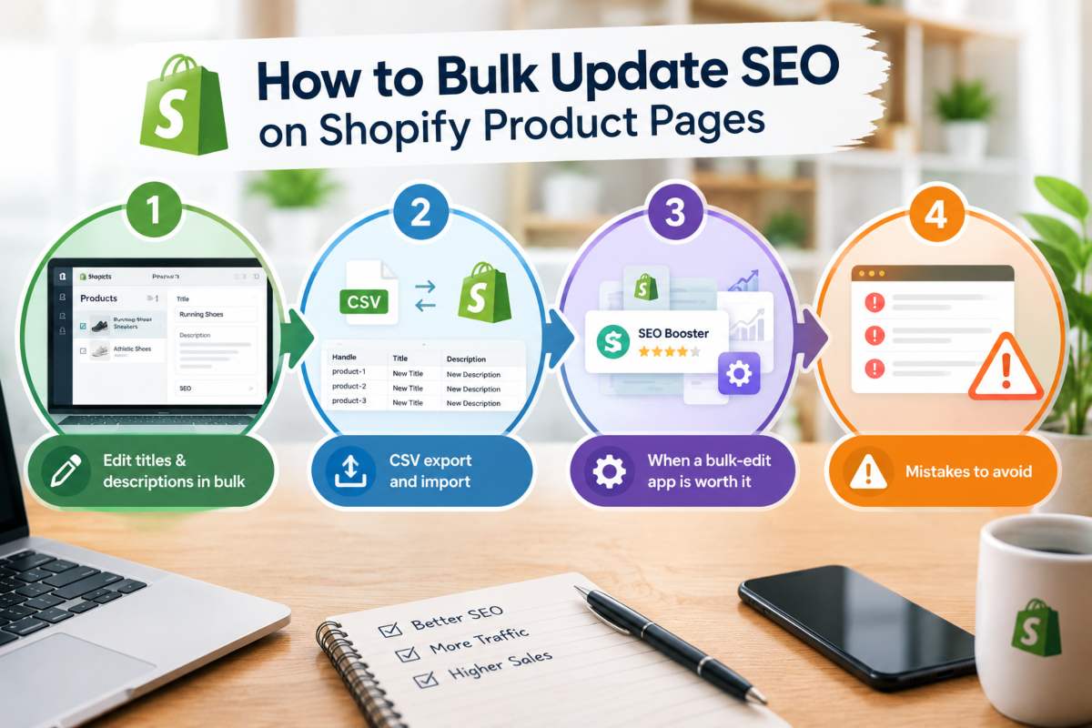 How to Bulk Update SEO on Shopify Product Pages