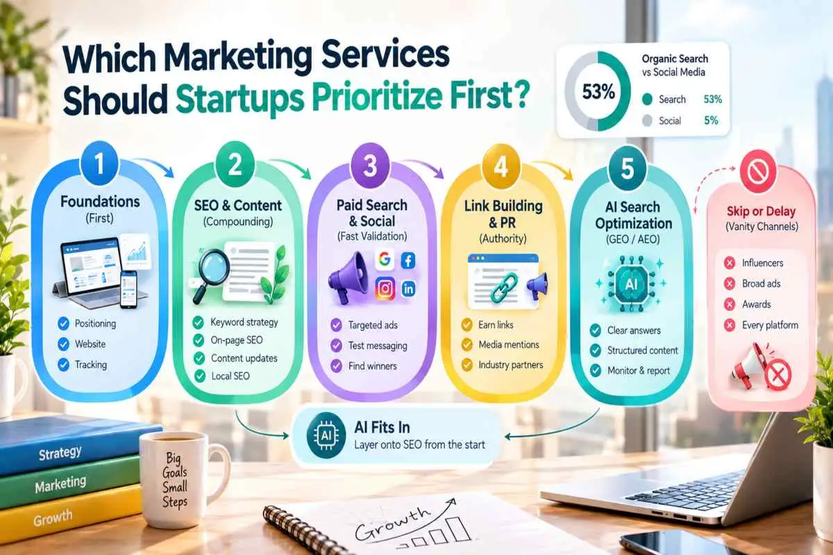 Which Marketing Services Should Startups Prioritize First